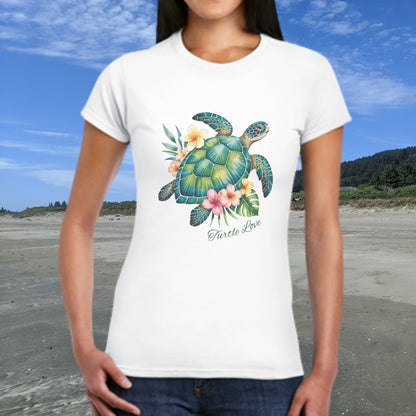 Sea Turtle Blossom Women's T-shirt