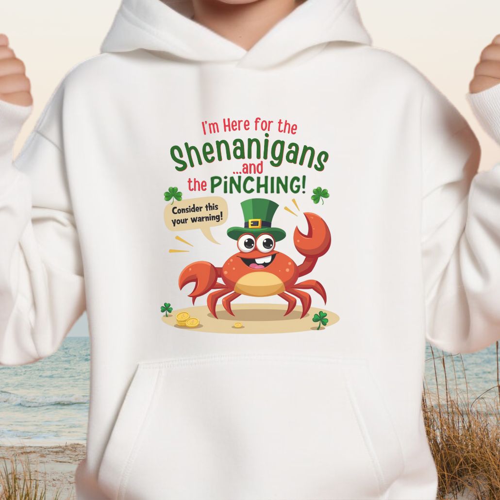 Shenanigan's and Pinching Child Hoodie  Kids clothes  Everythings Beachy