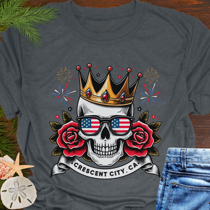 Skull Nation Crescent City T-shirt ~ Year Optional