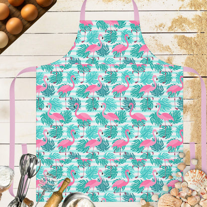 Tropical Flamingo Apron